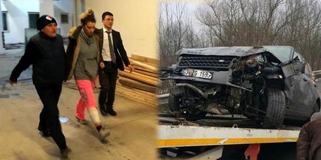 Sıla Gençoğlu trafik kazası yaptı!