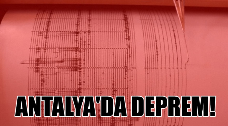 Son dakika haberleri: Antalya Kumlucada deprem!