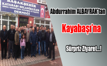 Abdurrahim Albayrak'tan Kayabaşı'na sürpriz ziyaret