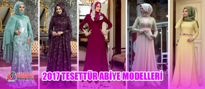 Tesettür Abiye Elbise Modelleri